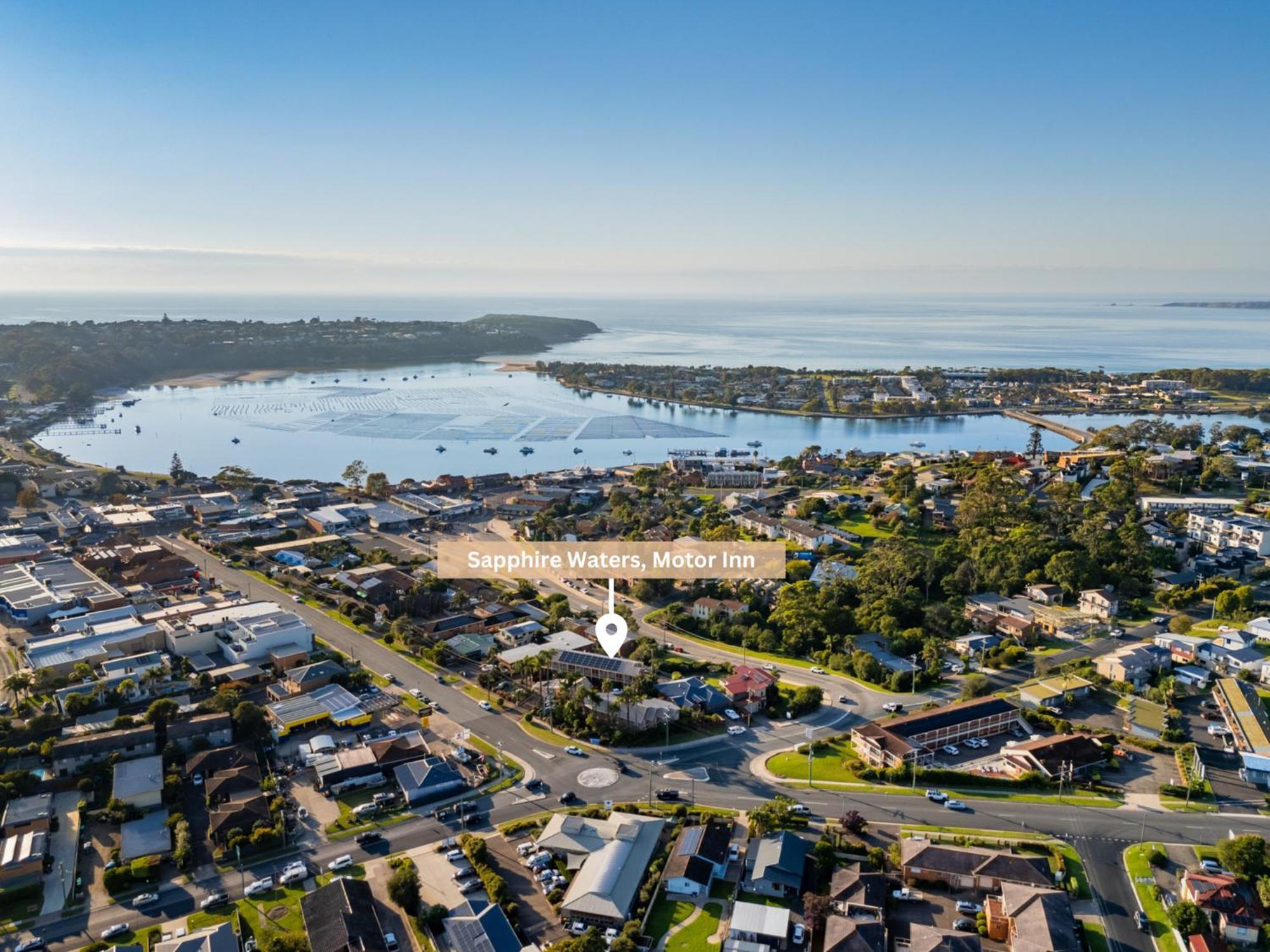 Sapphire Waters Motor Inn Merimbula Bagian luar foto